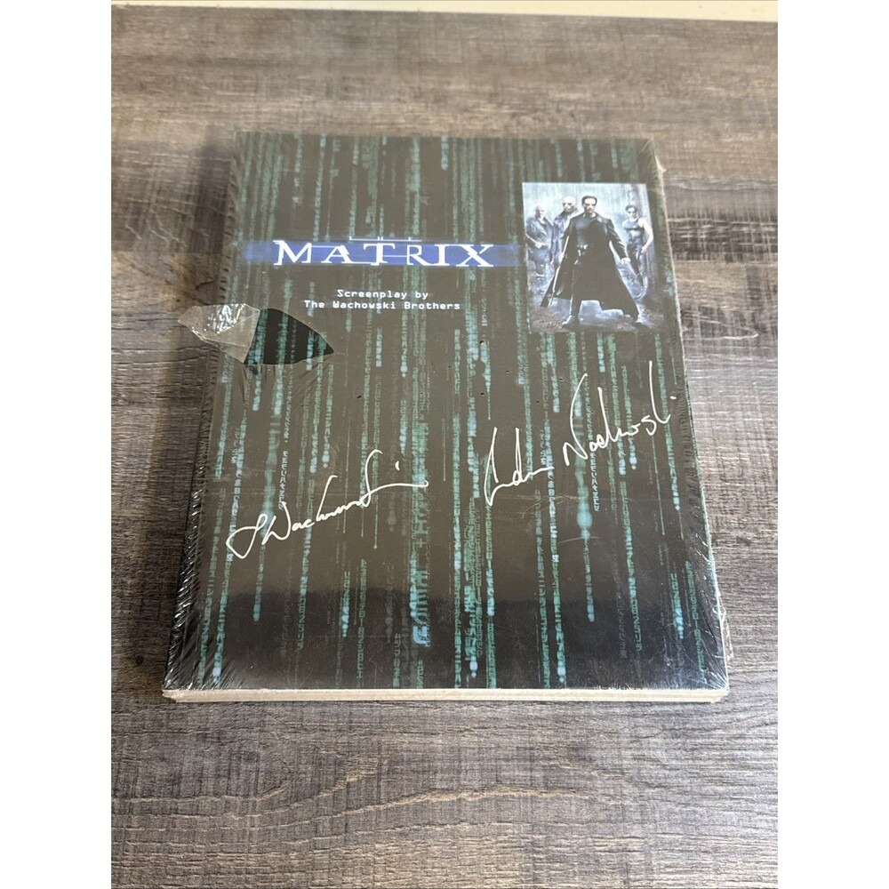 NEW Signed Limited Edition Wachowski Matrix Trilogy Screenplay Rare Sealed